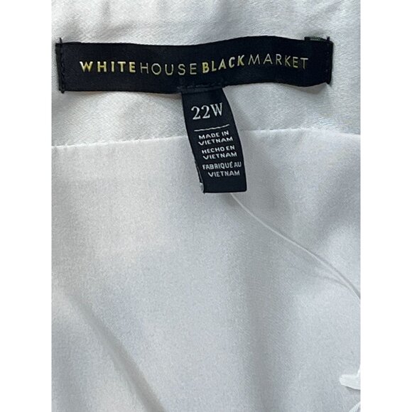 WHBM Gray Belted A-Line Maxi Skirt Plus Size 22W Long Work Career Modest - Picture 5 of 10